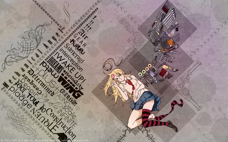 Blonde Anime Girl — Gray, Dynamic