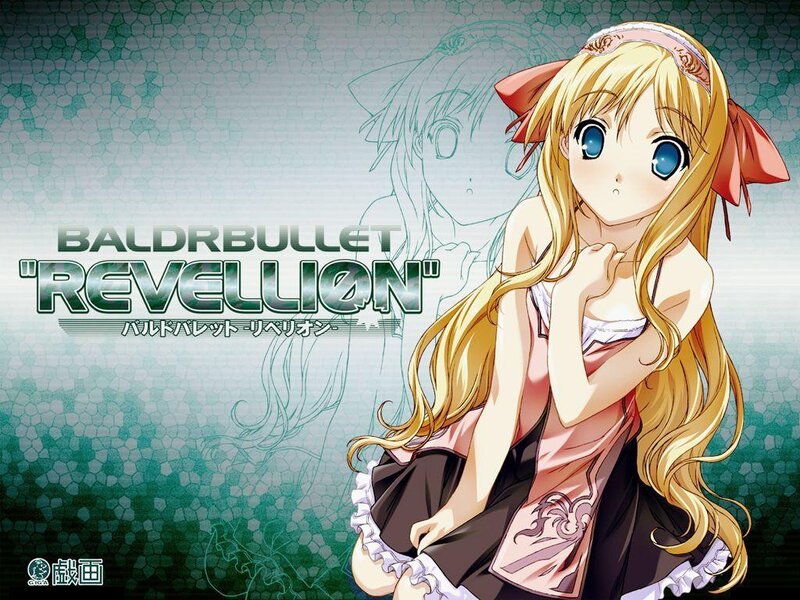 Blonde Anime Girl — Green, Calm, Text