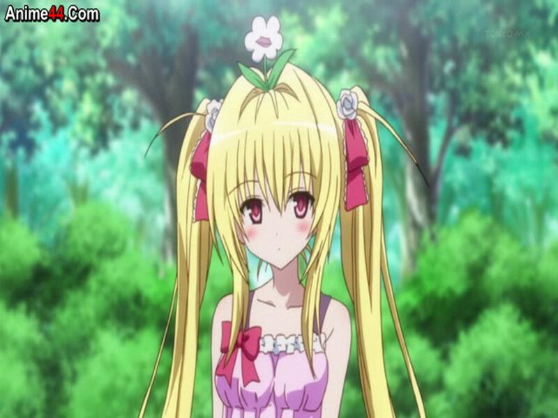 Blonde Anime Girl — Green, Calm