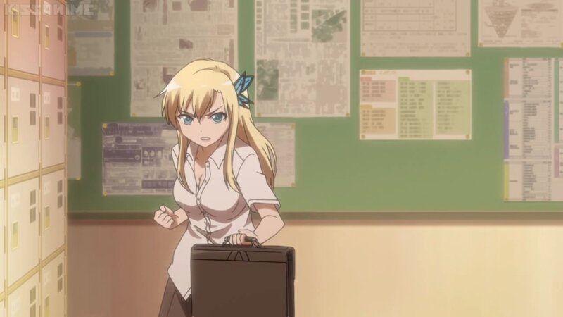Blonde Anime Girl — Green, Tense