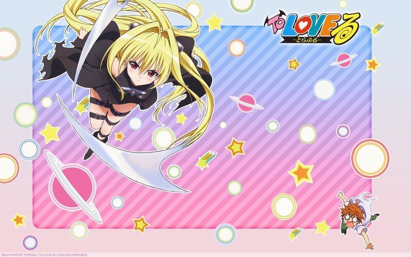 Blonde Anime Girl in Flight