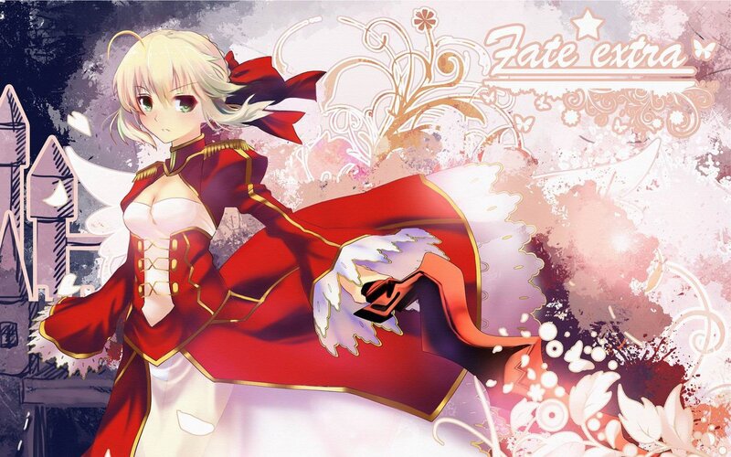 Blonde Anime Girl in Red Coat — Dramatic