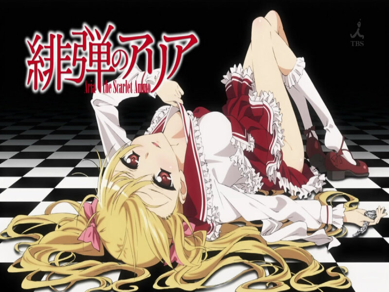 Blonde Anime Girl Lying — Black