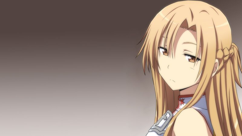 Blonde Anime Girl — Neutral, Braided Hair