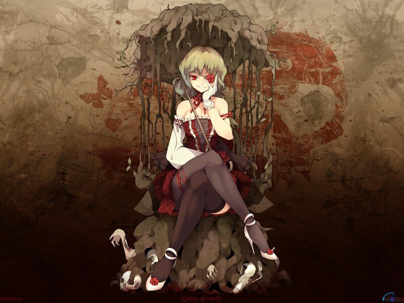 Blonde Anime Girl on Roots
