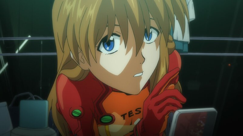 Blonde Anime Girl — Orange, Serious