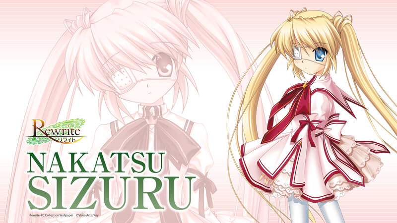 Blonde Anime Girl — Pink, Calm, Anime Character