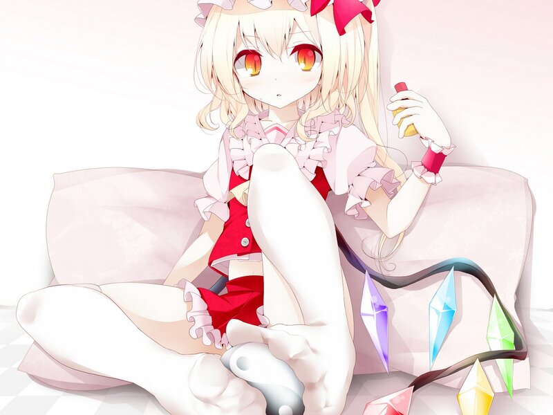 Blonde Anime Girl — Pink, Calm, Pillows