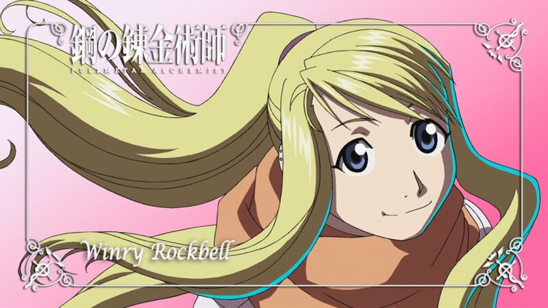 Blonde Anime Girl — Pink, Calm, Text