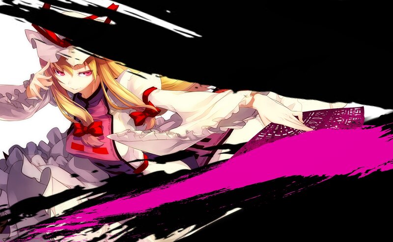 Blonde Anime Girl — Pink, Dramatic, Sword