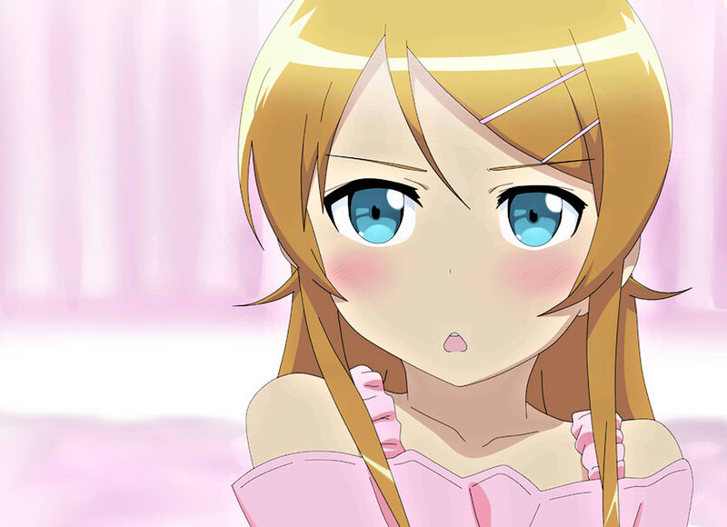 Blonde Anime Girl — Pink, Innocent