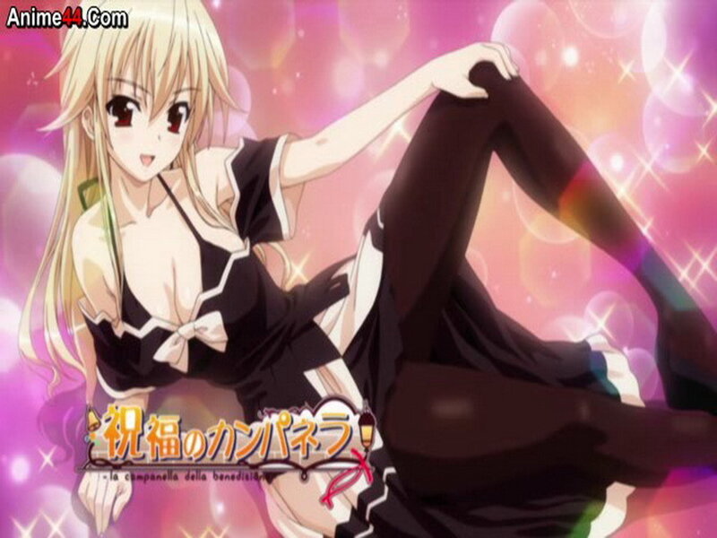 Blonde Anime Girl — Pink, Playful