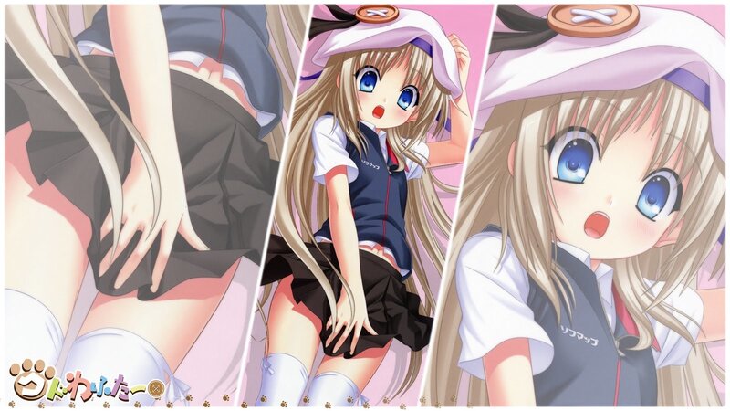 Blonde Anime Girl — Pink, Surprised