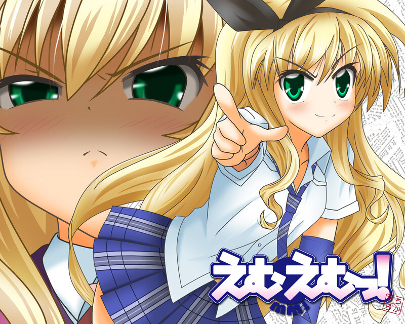 Blonde Anime Girl — Playful