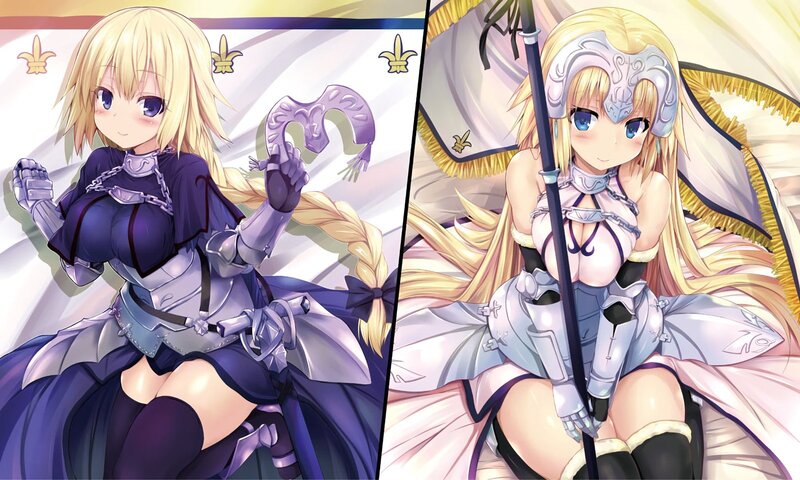 Blonde Anime Girl — Purple, Dramatic, Armor