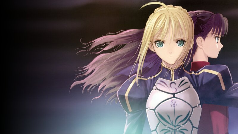 Blonde Anime Girl — Purple, Dramatic, Purple Armor