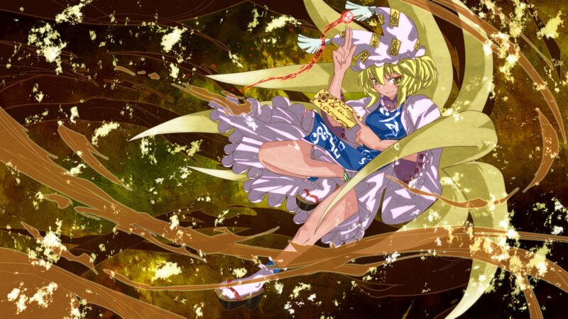 Blonde Anime Girl — Purple, Dynamic, Hat