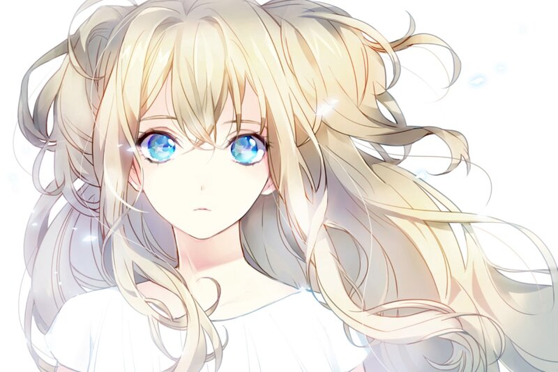 Blonde Anime Girl — Serene
