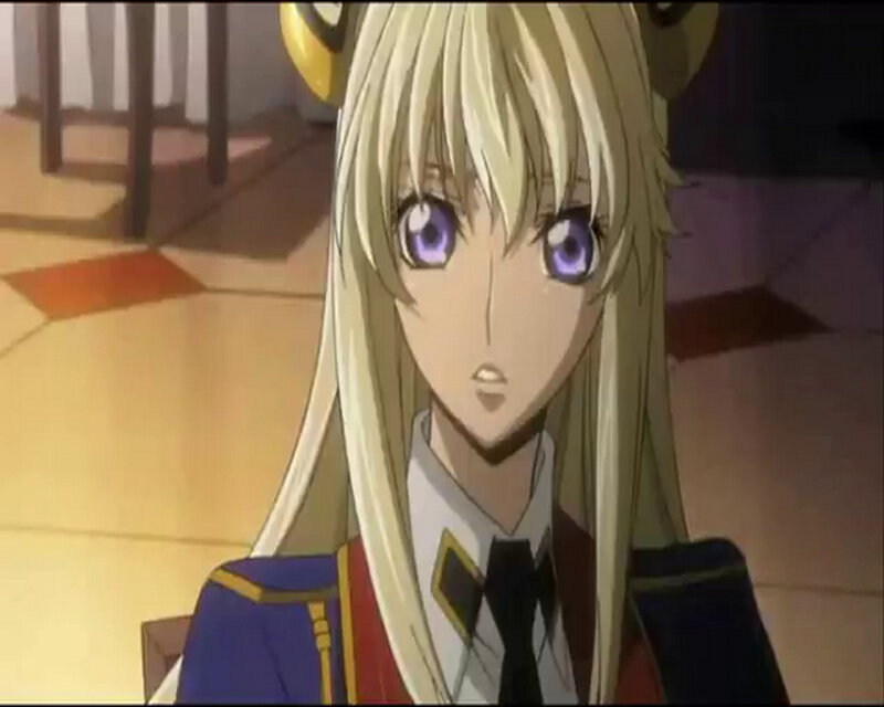 Blonde Anime Girl — Serious