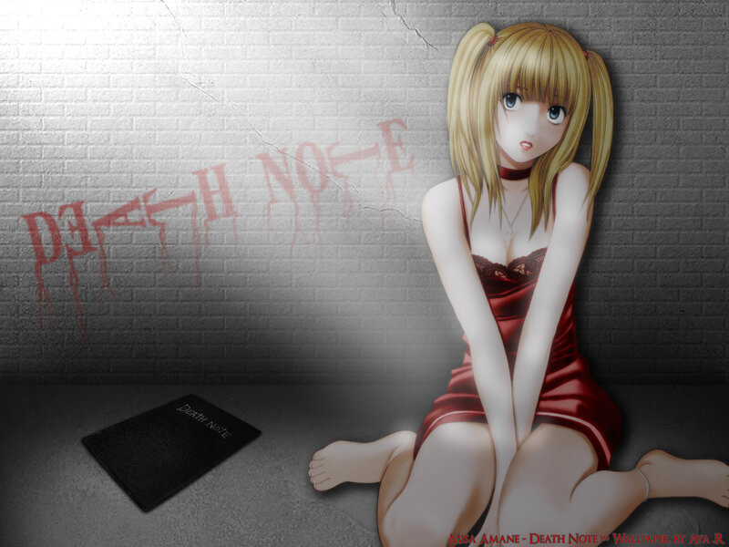 Blonde Anime Girl Sitting — Gray, Dramatic