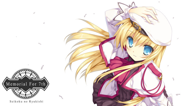 Blonde Anime Girl — White, Calm, Hat