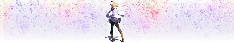 Blonde Anime Girl — White, Dynamic, Sword