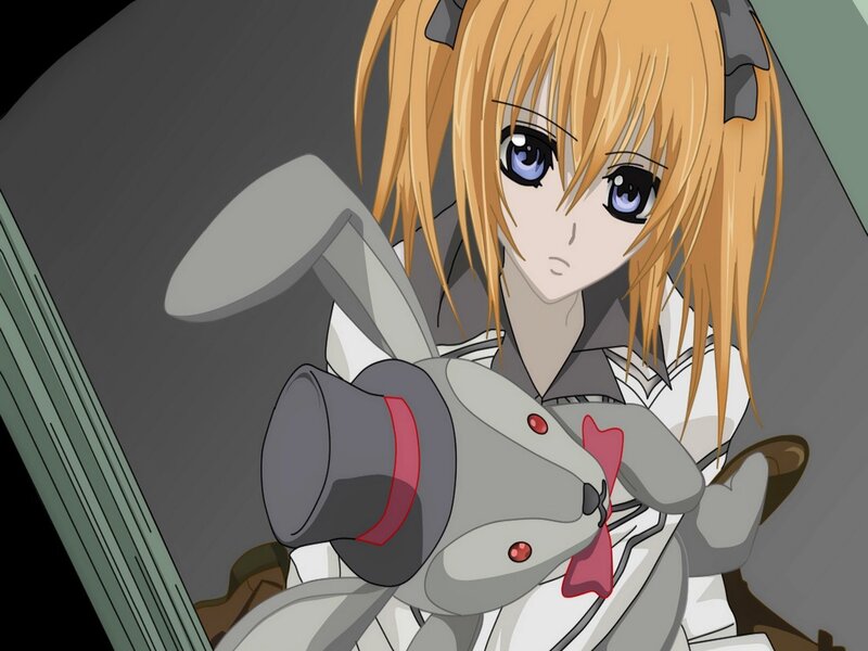 Blonde Anime Girl — White, Neutral, Doll