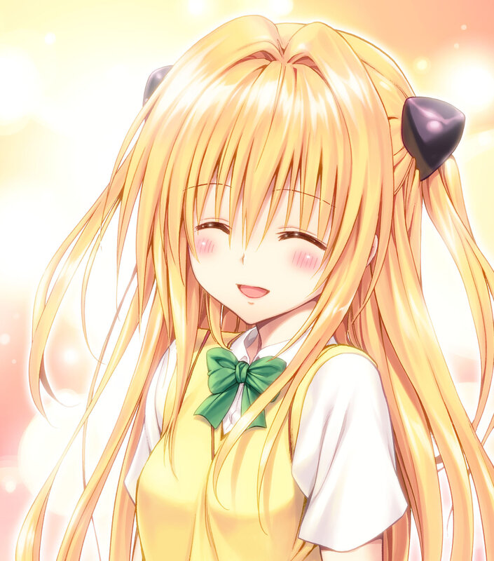 blonde anime girl with cat ears