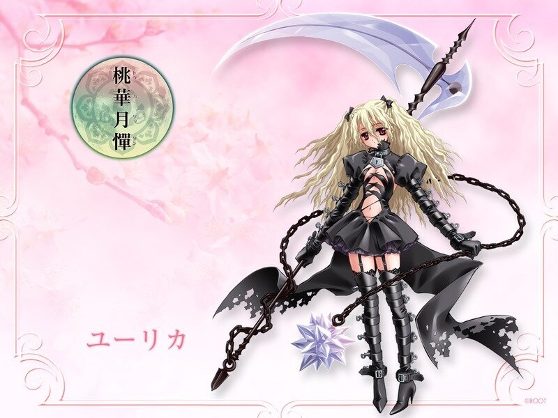 Blonde Anime Girl with Scythe