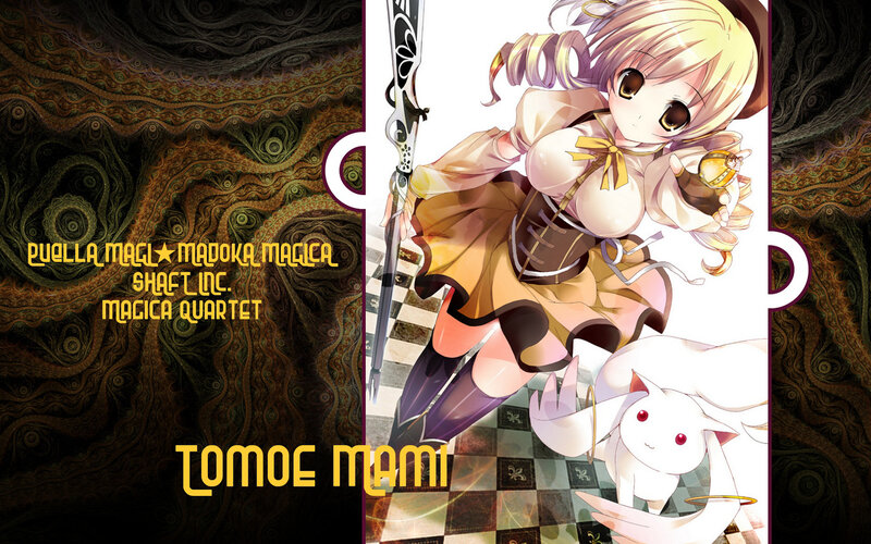 Blonde Anime Girl with Staff — Yellow