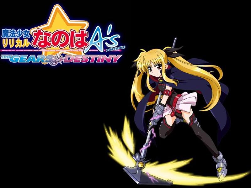 Blonde Anime Girl with Weapon — Black