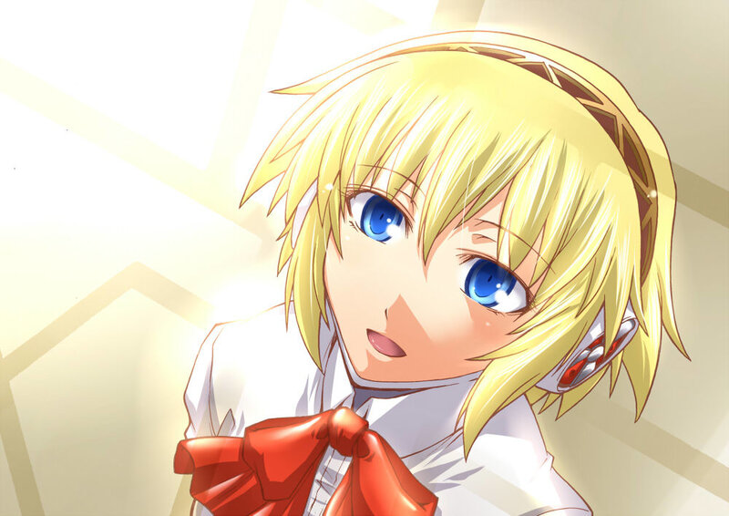 Blonde Anime Girl — Yellow, Bright