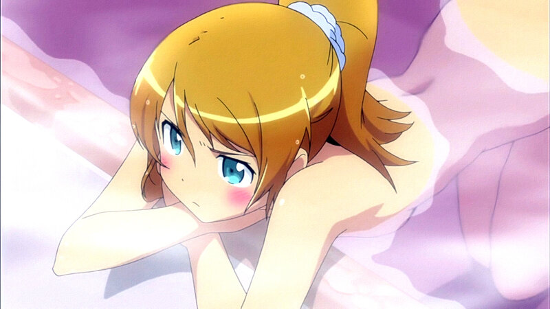 Blonde Anime Girl — Yellow, Calm, Blue Eyes, Ponytail