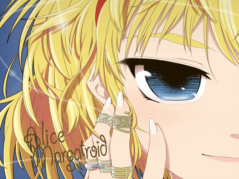 Blonde Anime Girl — Yellow, Calm, Blue Eyes
