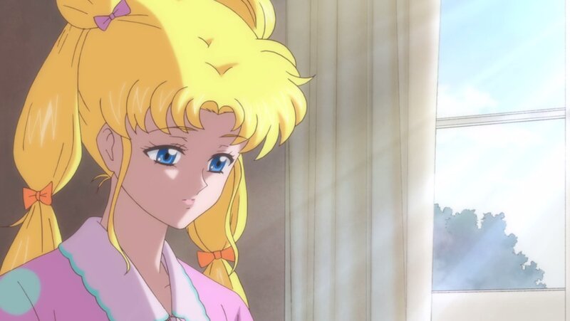 Blonde Anime Girl — Yellow, Calm, Morning, Window