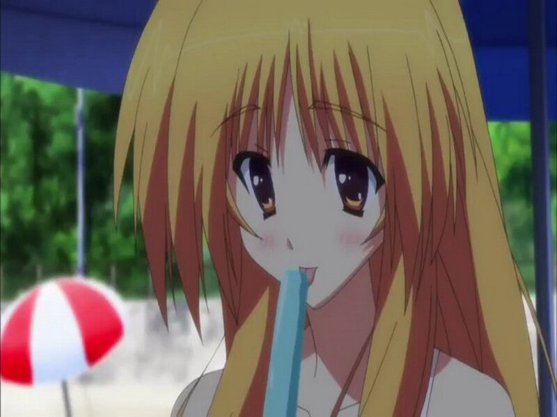 Blonde Anime Girl — Yellow, Calm, Summer