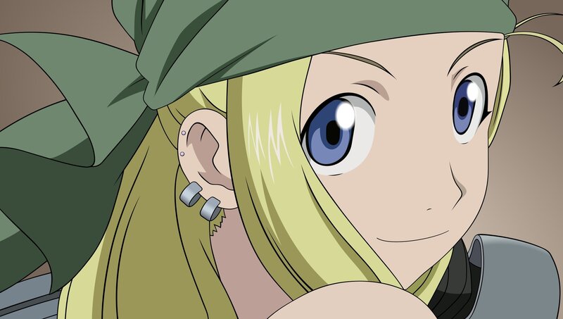 Blonde Anime Girl — Yellow, Calm