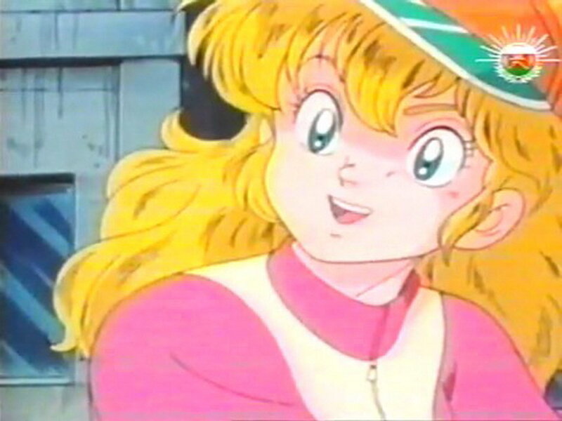 Blonde Anime Girl — Yellow, Cheerful, Hat