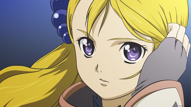 Blonde Anime Girl — Yellow, Dramatic, Blue Hair Accessories
