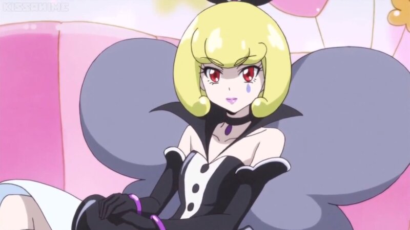 Blonde Anime Girl — Yellow, Dramatic, Couch