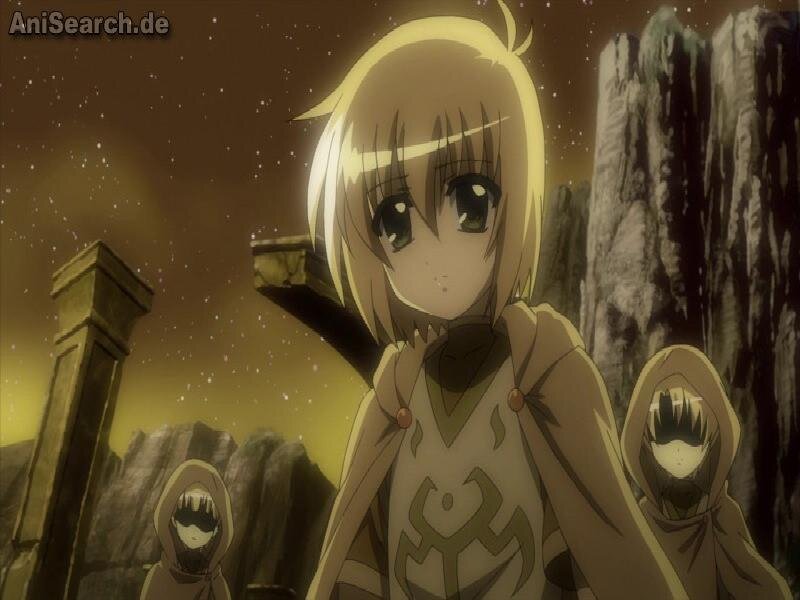 Blonde Anime Girl — Yellow, Dramatic, Night, Hooded Figures