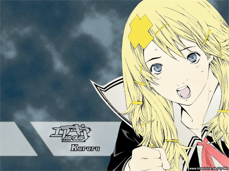 Blonde Anime Girl — Yellow, Dramatic, School Uniform