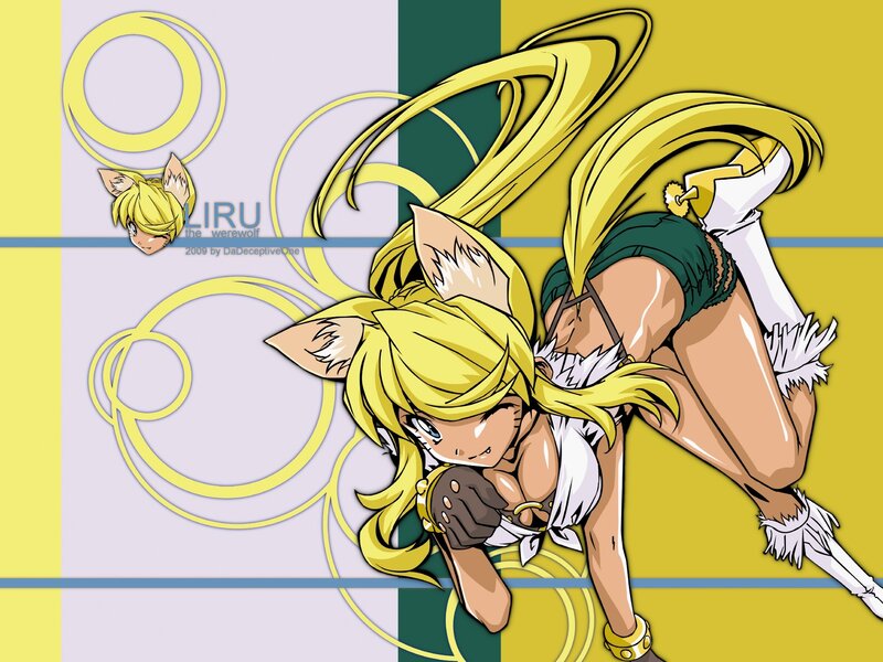 Blonde Anime Girl — Yellow, Dynamic
