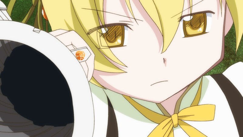Blonde Anime Girl — Yellow, Focused, Yellow Bow