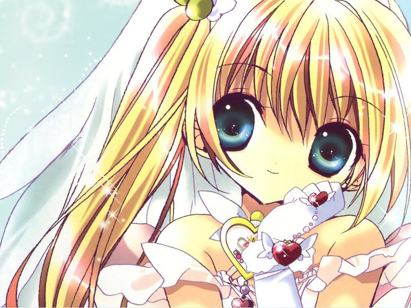 Blonde Anime Girl — Yellow, Innocent