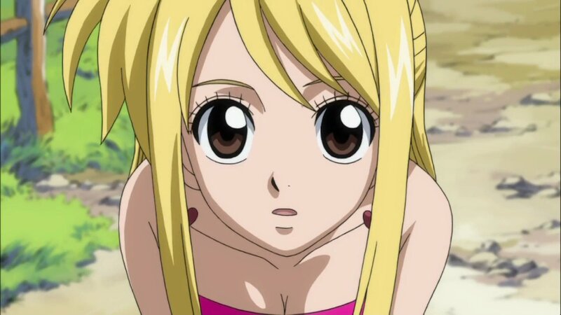 Blonde Anime Girl — Yellow, Neutral, Afternoon, Pink Top
