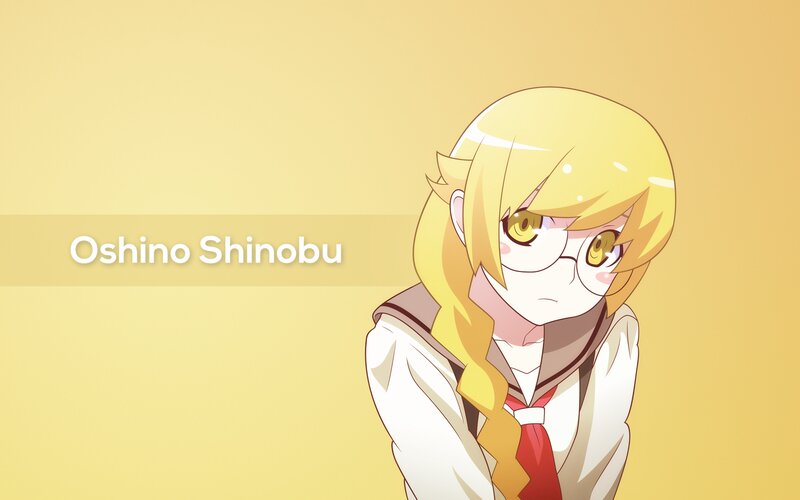 Blonde Anime Girl — Yellow, Neutral, Glasses