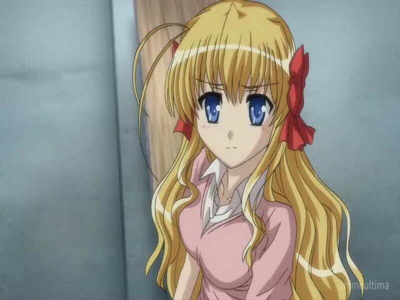 Blonde Anime Girl — Yellow, Neutral