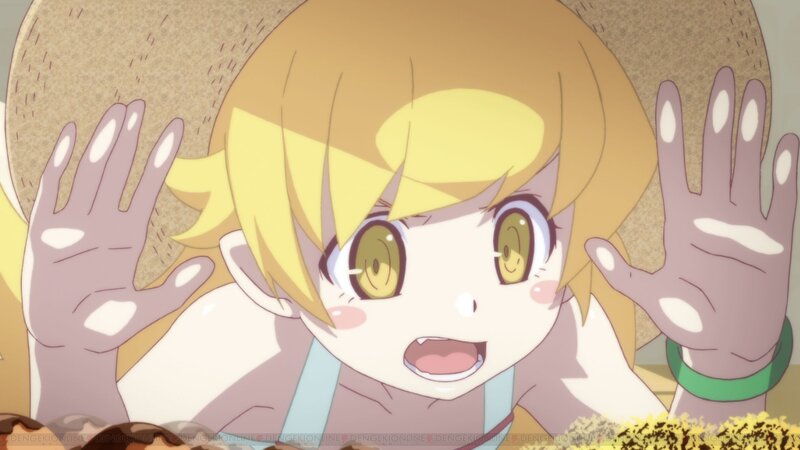 Blonde Anime Girl — Yellow, Playful, Afternoon, Straw Hat