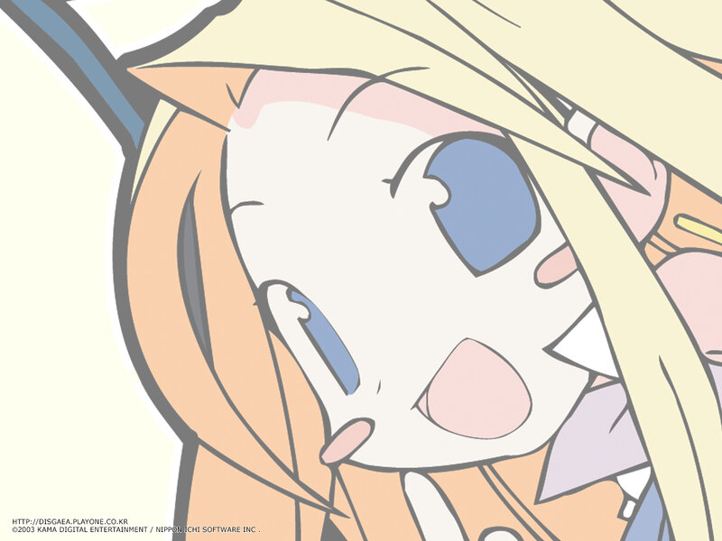 Blonde Anime Girl — Yellow, Playful, Character